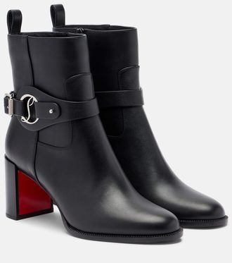 Christian Louboutin Dianouchette 70 leather ankle boots