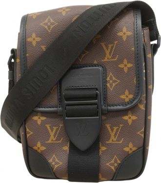 Louis Vuitton Black Brown Shoulder Bag (Pre-Owned)