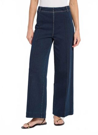 Lyss&eacute; Nova Hi-Waist Pintuck Pants In Indigo