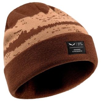 Salewa Logo Beanie M&uuml;tze - Unisex | braun