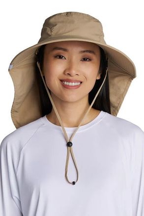 Coolibar Unisex SafeShade Hat Wide Brim Sun Hat, UPF 50+ Sun Protection in Tan at Nordstrom