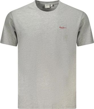 Pepe Jeans London Contrast Connor T-shirt - Heren - T-shirts - Grijs - S - Katoen - Tops