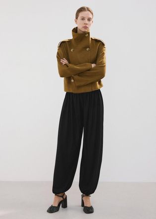 Mango Pantaloni harem vita media nero - Donna - XS - MANGO