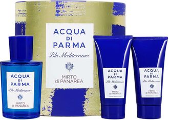 Acqua di Parma Unisex Blu Mediterraneo - Mirto Di Panarea Eau de Toilette Natural Spray Gift Set 100 ml - Rose - One Size