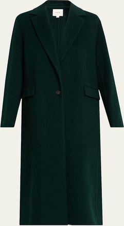 Vince Cashmere-Wool Single-Breasted Coat