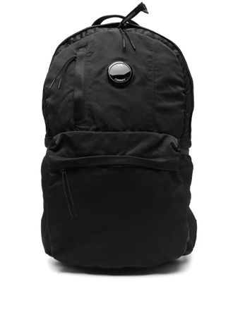 C.P. Company Lens-detail backpack - men - Polyamide/Elastane/Polyester/Polyester - OS - Black