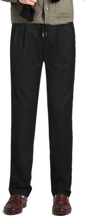 Herno Mens Black Elastane Casual Pants