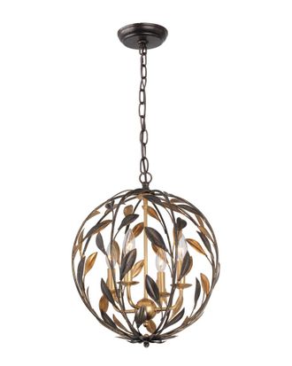 Crystorama 4-Light Broche Chandelier