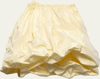 Prada Silk Taffeta Balloon Skirt