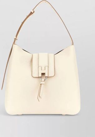 Hogan h-hobo leather shoulder bag