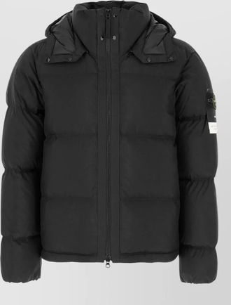 Stone Island down hooded puffer jacket