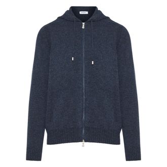 Gran Sasso Heren, Sweatshirts & Hoodies, Blauw, Maat: XL Wol