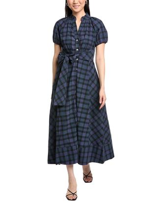 Sail to Sable Sail To Sable Blackwatch Abby Midi Shirt Dress