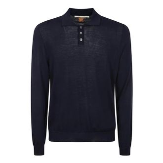 Hindustrie Heren, Tops, Blauw, Maat: L Katoen