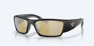 Costa Unisex Corbina Pro Polarized Sunglasses In Black Silver Sunrise Mirror