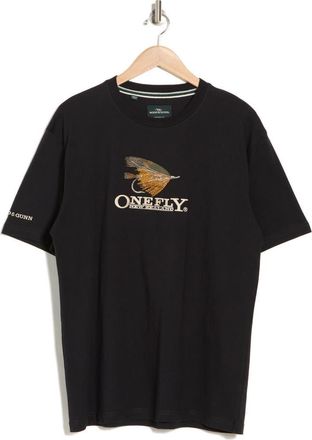 Rodd & Gunn One Fly Cotton Graphic Tee in Onyx at Nordstrom Rack, Size X-Small