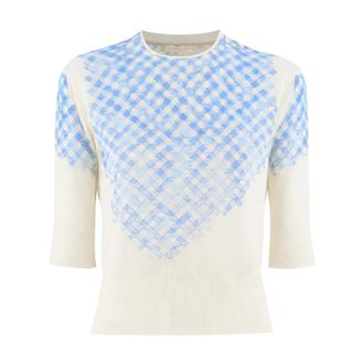 Ermanno Scervino Round-neck Knitwear, female, Multicolor, Size: M Round-neck Jersey