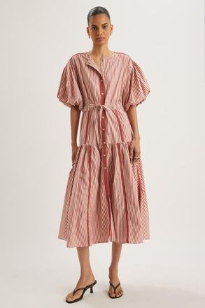 Merlette Eliane Stripe Dress in Sienna Stripe at Nordstrom, Size Medium