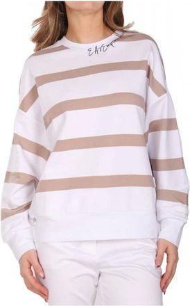 Emporio Armani Emporio Armani Ea7, Dames, Sweatshirts & Hoodies, Wit, Maat: XS Katoen