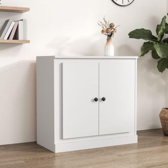 vidaXL Aparador De Madera Contrachapada Blanco 70x35,5x67,5 Cm Vidaxl