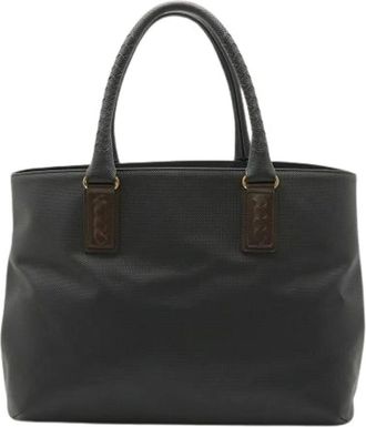Bottega Veneta Pre-owned Tote Bags, female, Black, Size: ONE SIZE Pre-owned Leather Shoulder Bag