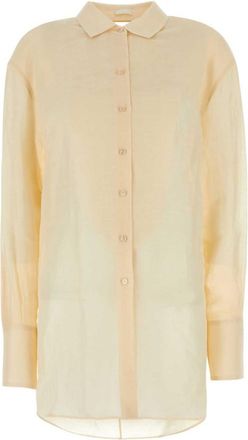 Givenchy Cream silk blend oversize shirt