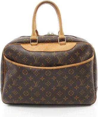 Louis Vuitton Pre-owned Handbags, female, Brown, Size: ONE SIZE Pre-owned Canvas handbags