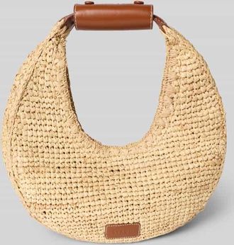 Staud Handtasche mit Tragehenkel Modell MOON RAFFIA TOTE BAG in Beige, Gr&ouml;&szlig;e 1