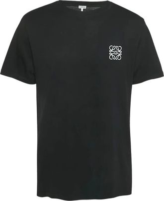 Loewe T-shirt girocollo con ricamo - Nero