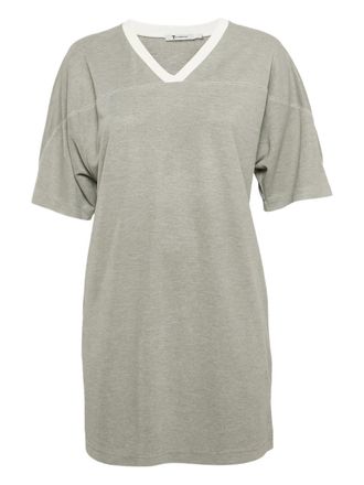 T Alexander Wang V-neck long-sleeve T-shirt - Grey