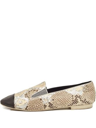 Chanel 926545 Beige - women - Snakeskin/Leather/Rubber - 41 - Neutrals