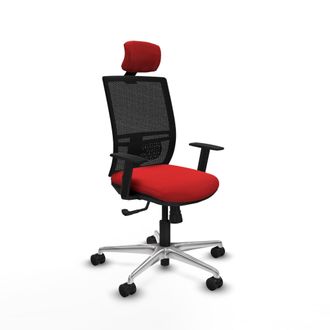 Piqueras y Crespo Silla De Oficina Piqueras Y Crespo Yunquera Negro Reposabrazos Ajustables
