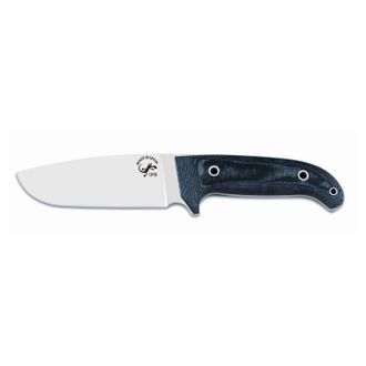 OEM Cuchillo Salamandra 242111, Mango &Eacute;bano De 13 Cm, Fabricado En Albacete, Enterizo, Hoja 1.4116 De 12,7 Cm + Pa&ntilde;uelo Desenfunda