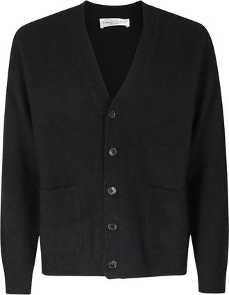 Roberto Collina Cardigan Casentino Oversize - - Knitwear - Uomo - Nero - S