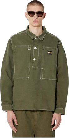 Stan Ray Painters Shirt - Heren - Casual Overhemden - Groen - XL - Katoen - Overhemden