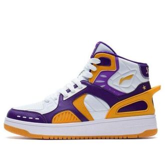 Li-Ning Basketball Culture Purple Yellow ABCS063-2