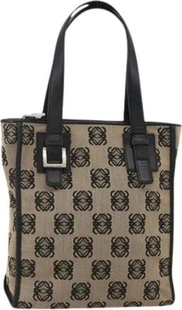 Loewe Pre-owned Tote Bags, female, Beige, Size: ONE SIZE Pre-owned Tote Bag
