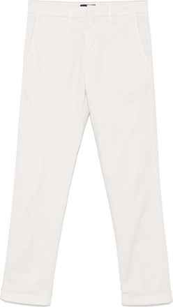 Fay Light Grey Classic capri pants