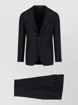 Tagliatore suit notch lapel back vent buttoned cuffs