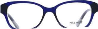Nine West Womens Nw5078 Eyeglasses In Blue