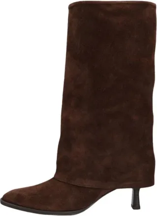 Unisa Schoenen, Dames, Bruin, 40 EU, Larsy Heeled Boots