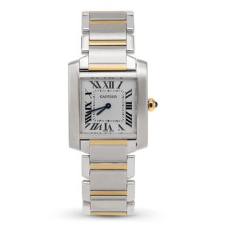 Cartier Pre-owned Cartier Tank Franaise Quartz White Dial Unisex Watch 2301