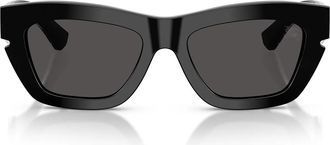 Burberry Sunglasses Be4454 300187 Black/Dark Grey Women