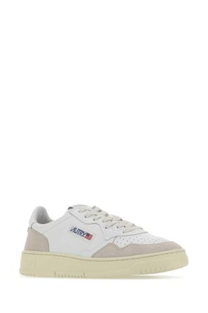 Autry Mens White Leather Medalist Sneakers Ls33