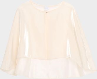 Carolyn Rowan Hi-Low Open-Front Cape