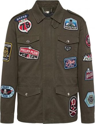 Philipp Plein Uomo, Giacche, Verde, M, new