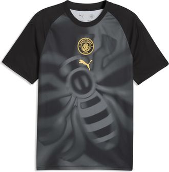 Puma Maglia da riscaldamento Manchester City da uomo, Accessori, Nero, 3XL