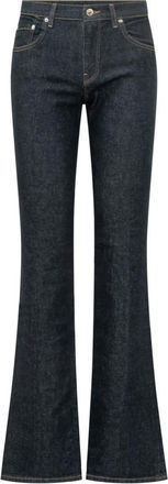 Haikure Dark Blue Flared High Rise Jeans