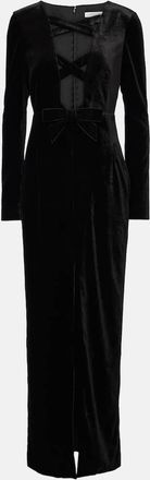 Alessandra Rich Velvet maxi dress