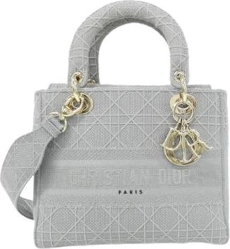 Dior Borsa Pre-owned in Tela - - Pre-owned - Donna - Grigio - ONE SIZE